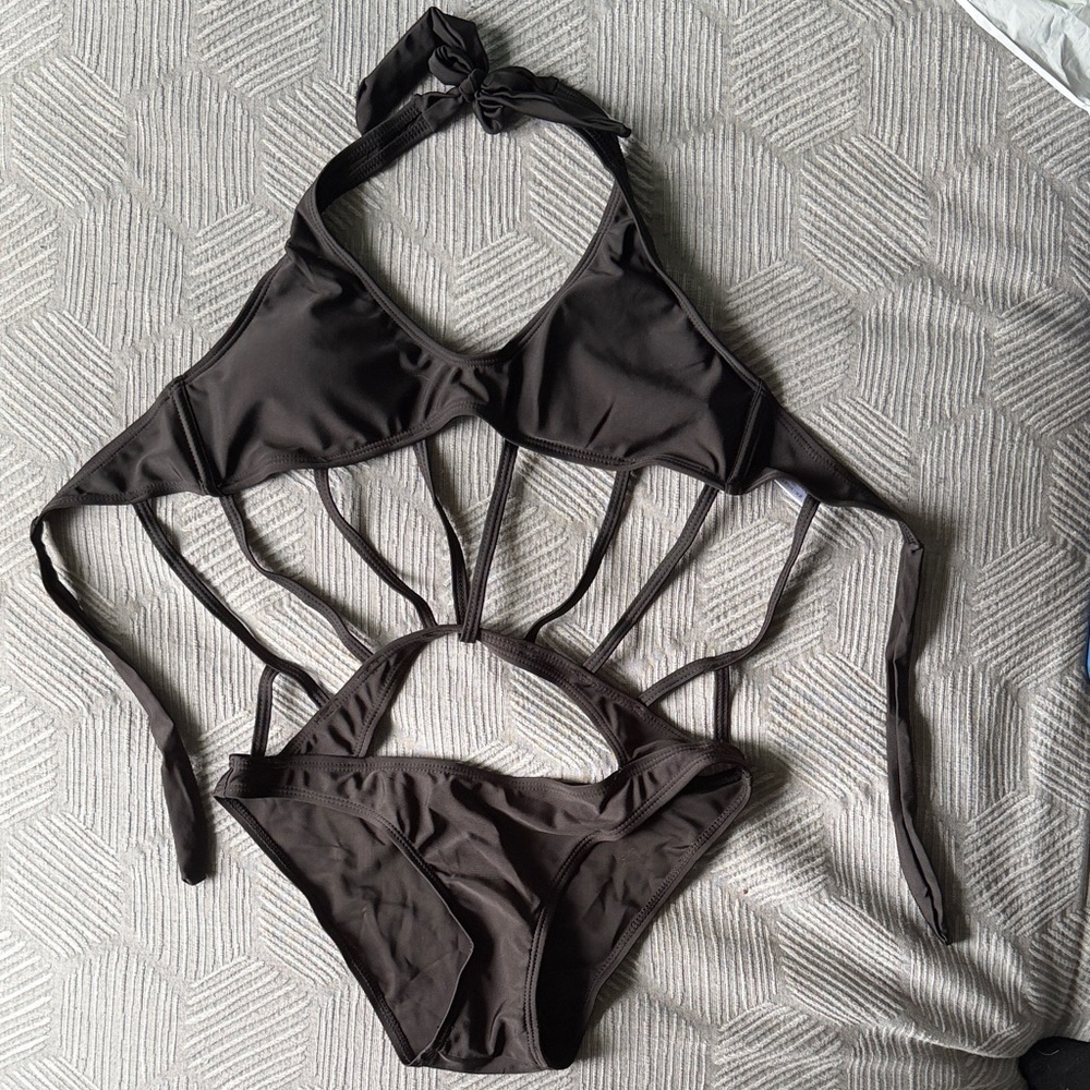 Strappy Black swimsuit